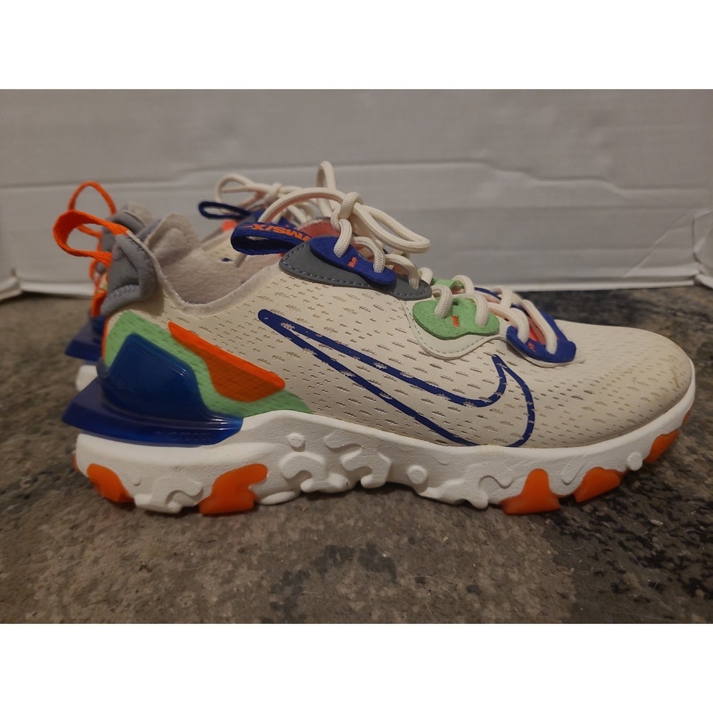 Nike React Vision Womens Size 6.5 Sneakers Pale Ivory C17523-104 - Picture 4 of 16